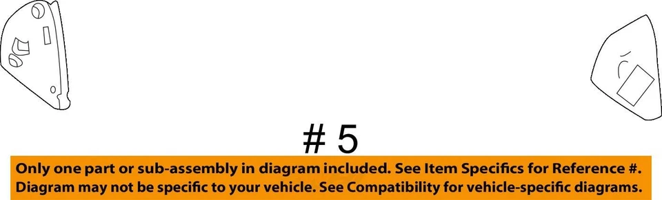 ПОДХОДИТ ДЛЯ 2000-2004 CHEVROLET IMPALA ЧЕХОЛ 10339271 - НОВЫЙ OEM 10339271 - Изображение 3 из 3