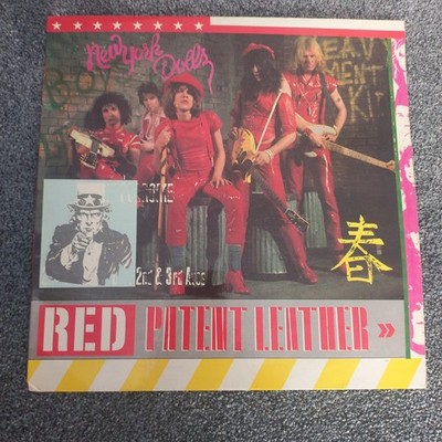 New York Dolls - Red Patent Leather - Vinyl lp FC 007 FRANCE  LIVE RECORDING 