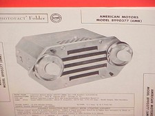 1956 Amc Nash Rambler Rebel Cross Country Station Wagon Am Radio Service Manual 1956 Amc Nash Rambler Rebel Cross Country Station Wagon Am Radio Service Manual
