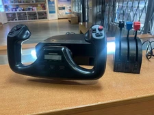 Logitech Flight Yoke System Professional Simulation Yoke and Throttle Quadrant