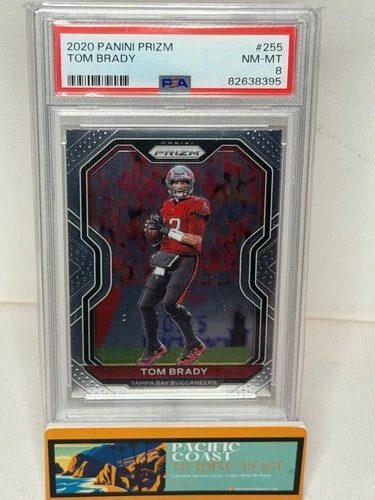 2020 Prizm Football - TOM BRADY #255 - PSA 8