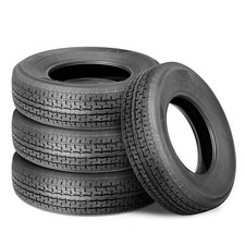 Set 4 St20575r15 Boat Trailer Tires 205 75 15 8pr Radial Load Range D Tubeless