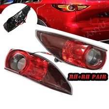 For Mazda CX-5 2017-2021 Tail Light Right+Left Side Outer Red&Clear W/Bulb 1Pair