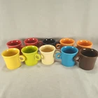 Fiesta Ware HLC USA Lot Of 10 Mixed Mugs Pottery Coffee Cups Multicolor