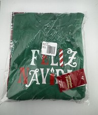 Kids "Feliz Navidad" Christmas Pajama Set Size 8 New Sealed