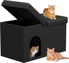 MESTYL Cat Litter Box Enclosure, 34" x 20" x 20", Hidden Extra Large Cat Litter