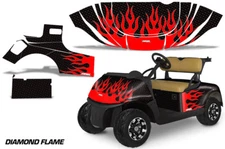 Golf Cart Graphics Kit Decal Sticker For E-Z-Go Freedom RXV 15-22 DFLM R K