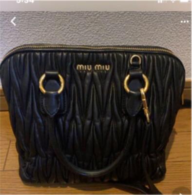 MIUMIU Matlasse Handbag Black | eBay