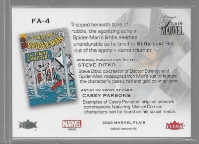 2024 Upper Deck Marvel Flair Spider-Man Flairium EPack