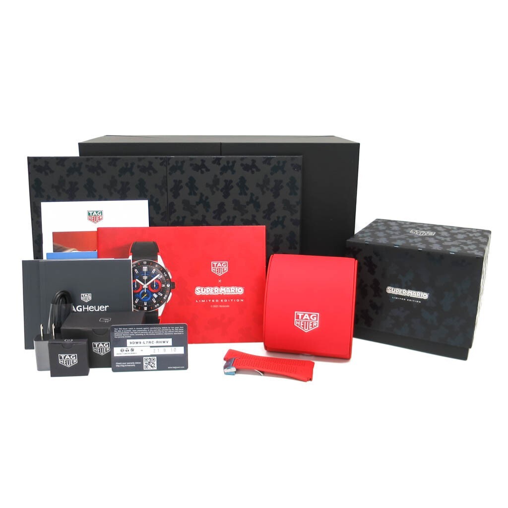 TAG Heuer Connected Super Mario Limited Edition Ceramic Steel Smartwatch SBG8A13