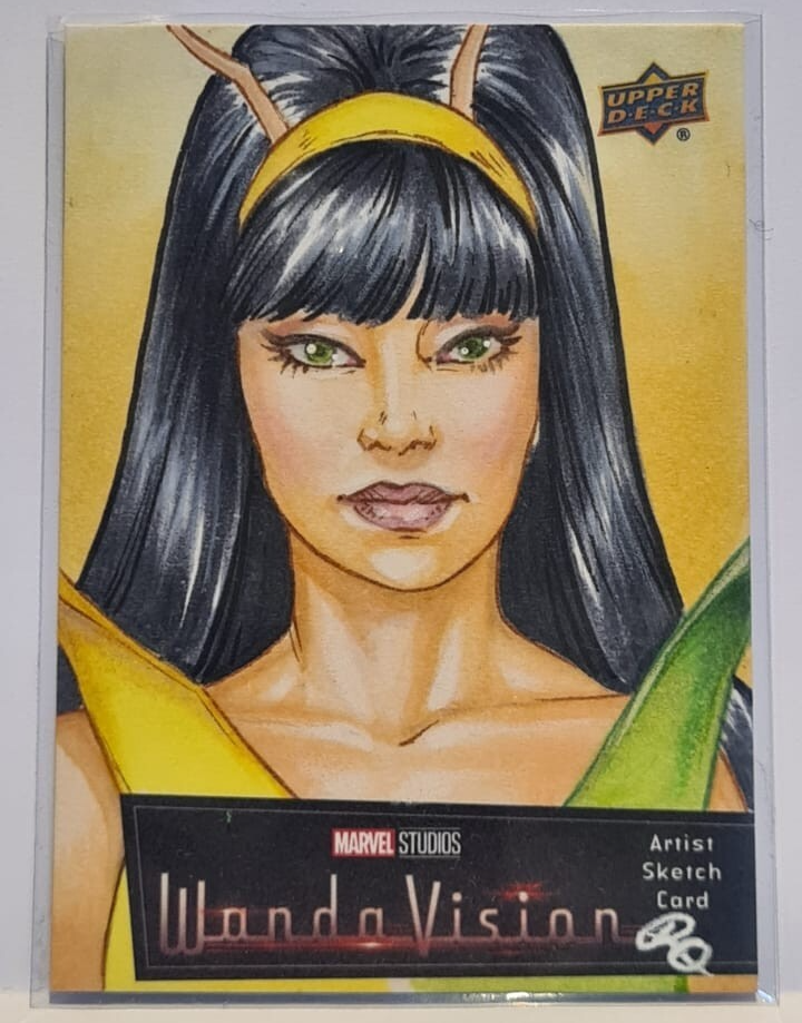 2022 Marvel Studios' WandaVision 1/1 Auto Sketch Artist Rhiannon