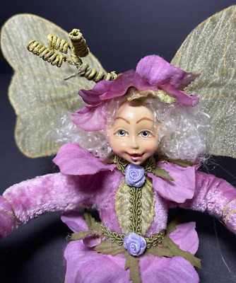 Fairy Pixie Elf Garden Flower Doll/Ornament Or Poseable Shelf Sitter 13''  D23