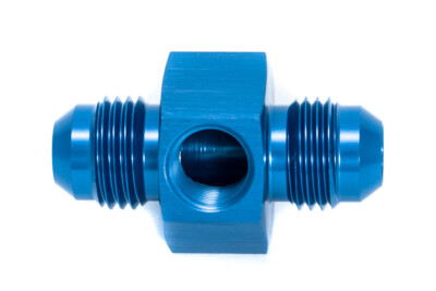 1/8'' NPT Sensoradapter Dash 6 Blau eloxiert Sensoranschluss