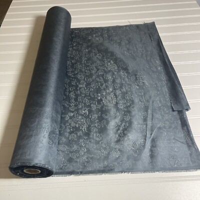 SILK Gray , FABRIC 8 Yards x 22 Inches Wide or 288 Inches x 22 Wide