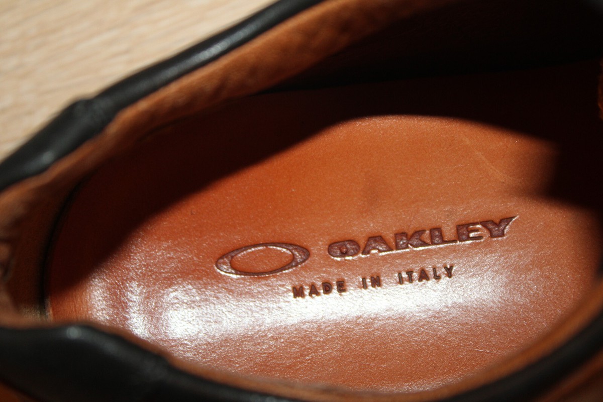OAKLEY Steel Trap Shoes Brown Black Leather Men
