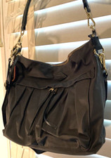 Mz Wallace Ny ~ Art To Wear ~ Anthracite Jordan Hobo Shoulder & Crossbody Bag
