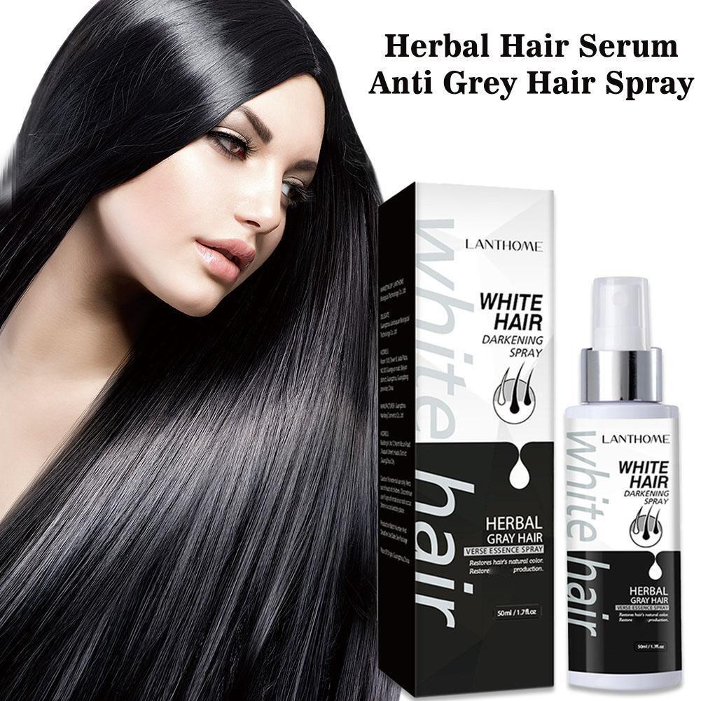 Herbal Hair Serum Anti Grey Hair Spray Hair Care Spray X1 X6D8-image