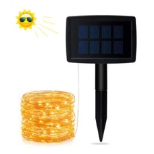 50-200 LED Solar Power Fairy Lights String Lamps Party Xmas Deco Garden Outdoor