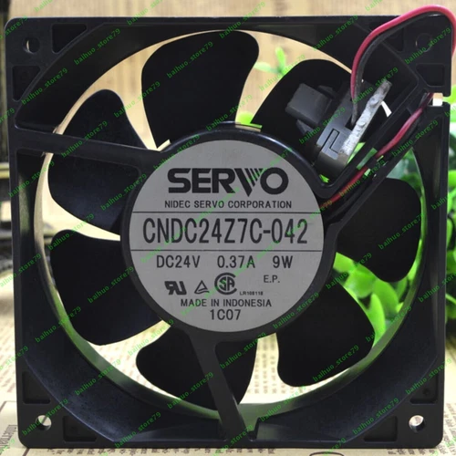 SERVO CNDC24Z7C-042 24V 0.37A 9W 12cm 12038 Chassis Industrial Cooling Fan 1PCS