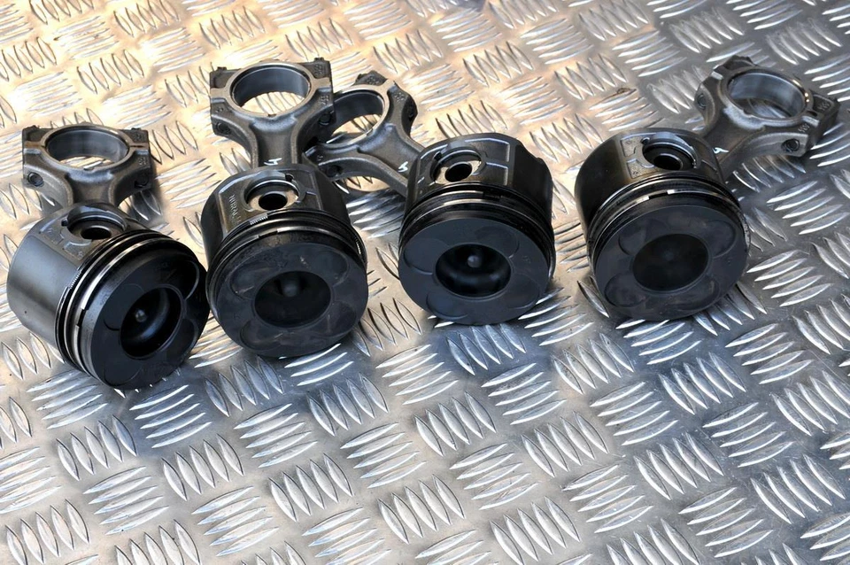 Pistón motor Land Rover Freelander TD4 2001-2006 / BMW E39 E46 M47 con varilla Foto 4 de 4