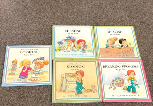 Help Me Be Good - Character Building Books Vintage 1988 By Joy Berry  Lot x5 - Picture 1 of 3
