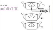 BRAKE PADS FRONT SKODA OCTAVIA 1996-,AUDI A3 1996-