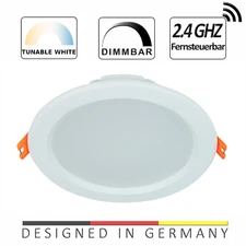 Tunable-White LED Recessed Dimmable + Colour Temperature Adjustable Hot-Cold