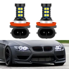 2Pack 6500K White H8 LED Light Bulbs Angel Eyes Halo Ring For BMW E92 E93 E60