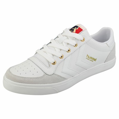 hummel Stadil Limited Low Mens White Fashion Trainers | eBay
