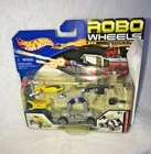 New VTG 2001 Mattel Hot Wheels Robo Wheels Transform P2 Gattling Gunn'r *READ