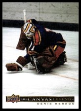Denis Herron 2020-21 SP Signature Edition Legends UD Canvas Hockey #C-86 Kansas