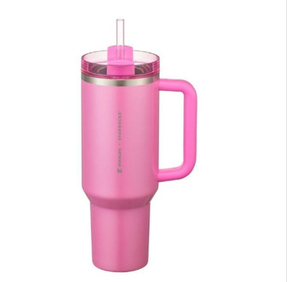 Starbucks Korea 2025 SS Stanley Love Quencher Tumbler 1183ml Pink 