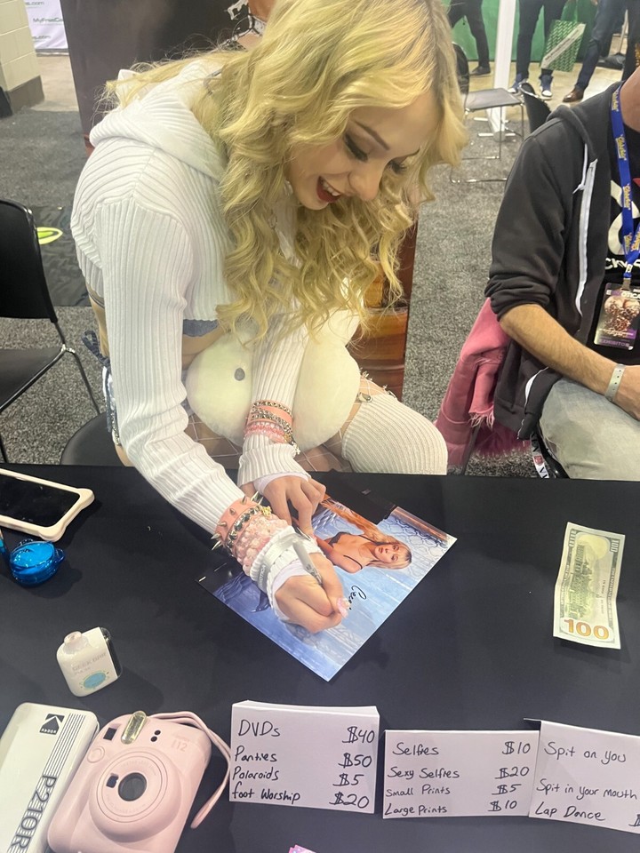 Cecelia Taylor Adult Video Star signed 8x10 photo Proof Beckett