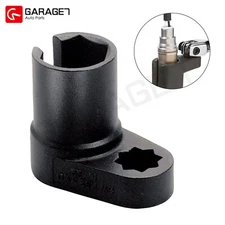 1Pcs 1/2" Dr. x 22mm 50mmL Extended Offset O2 Oxygen Sensor Socket Wrench Tool