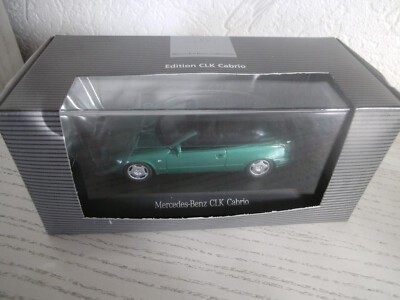 SCHUCO Edition CLK Cabrio Mercedes Benz Collection 1:43 Modellauto grün metallic