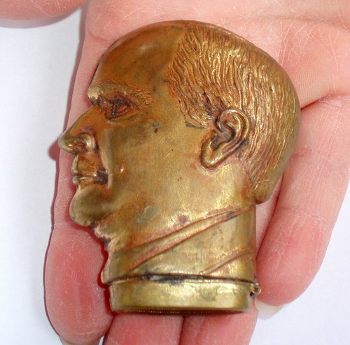 1896 PRESIDENT WILLIAM MCKINLEY ANTIQUE POLITICAL CAMPAIGN MATCH SAFE HOLDER - Picture 4 of 22