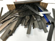 25lb of Scrap Band Saw Blade Ends (Many Brands and Types up to 1' Long)