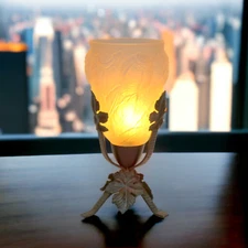 Original Art Deco Table Lamp 'Queen Of The Night' 1910