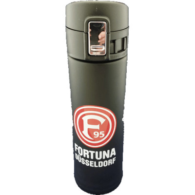 F95 Fortuna Düsseldorf Thermobecher ''Black de luxe''- NEU
