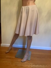100 AUTHENTIC PRADA 100 CASHMERE SKIRT OFF WHITE COLOR, SIZE 42, MADE IN ITALY