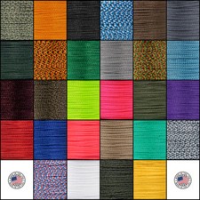 Nano Cord Braided Paracord 0.75mm Jewelry Crafting Outdoor Emergency 300' Spool