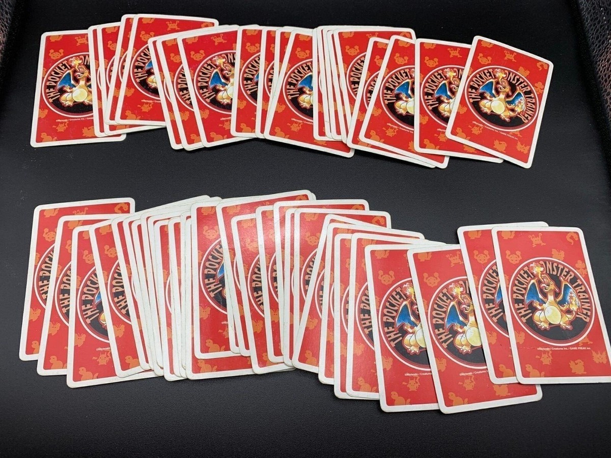 Charizard Red Back Lot Poker 1996 Pokemon x1 from Deck