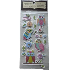 OWLS Love Recollections Dimensional Embellishments Stickers Scrapbooking 277465