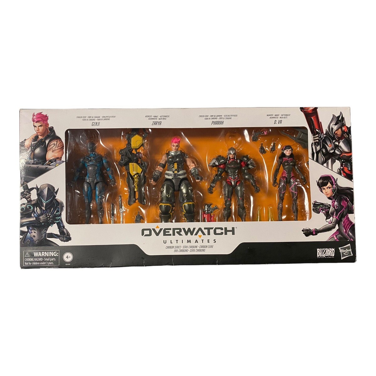 Overwatch Ultimates フィギュア セット 一括 Hasbro Overwatch Ultimates Carbon Skins Action Figure 4-Pack Set