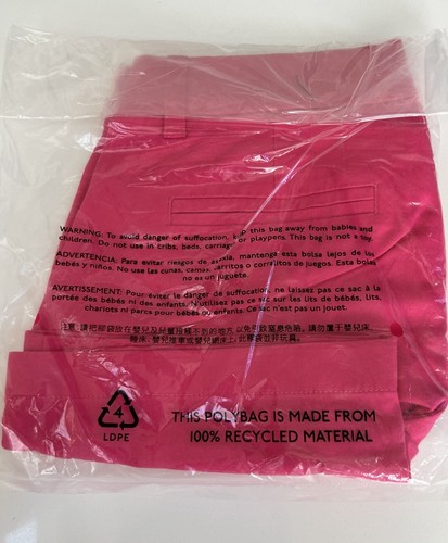 NWT J.Crew Factory Mid Rise 3.5" Classic Chino Shorts - Neon Fuchsia - Sz 0 - Picture 8 of 8