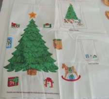 VIP Cranston Merry Christmas Appliques fabric panel