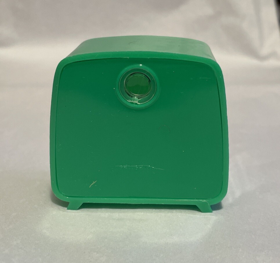 Bregenz Viewfinder Vintage Miniature Green Plastic TV Ges. Gesch