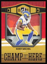 Sony Michel 2022 Donruss Champ is Here Red #CIH-14 - Los Angeles Rams