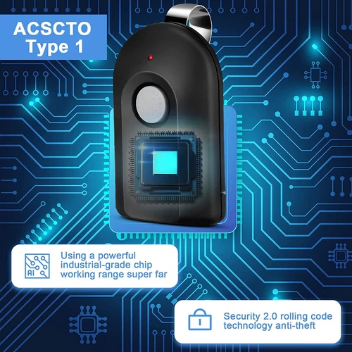4PCS For Genie Intellicode ACSCTG Type 1 Garage Door Opener 1 Button Remote - Picture 5 of 8