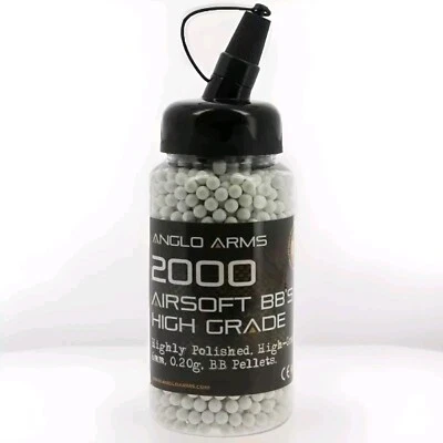 ANGLO ARMS High Grade polished BB Softair Munition 6 mm 0,20g 2000 Stk Airsoft Kugeln BB's